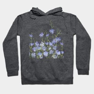 blue purple chicory  2020 Hoodie